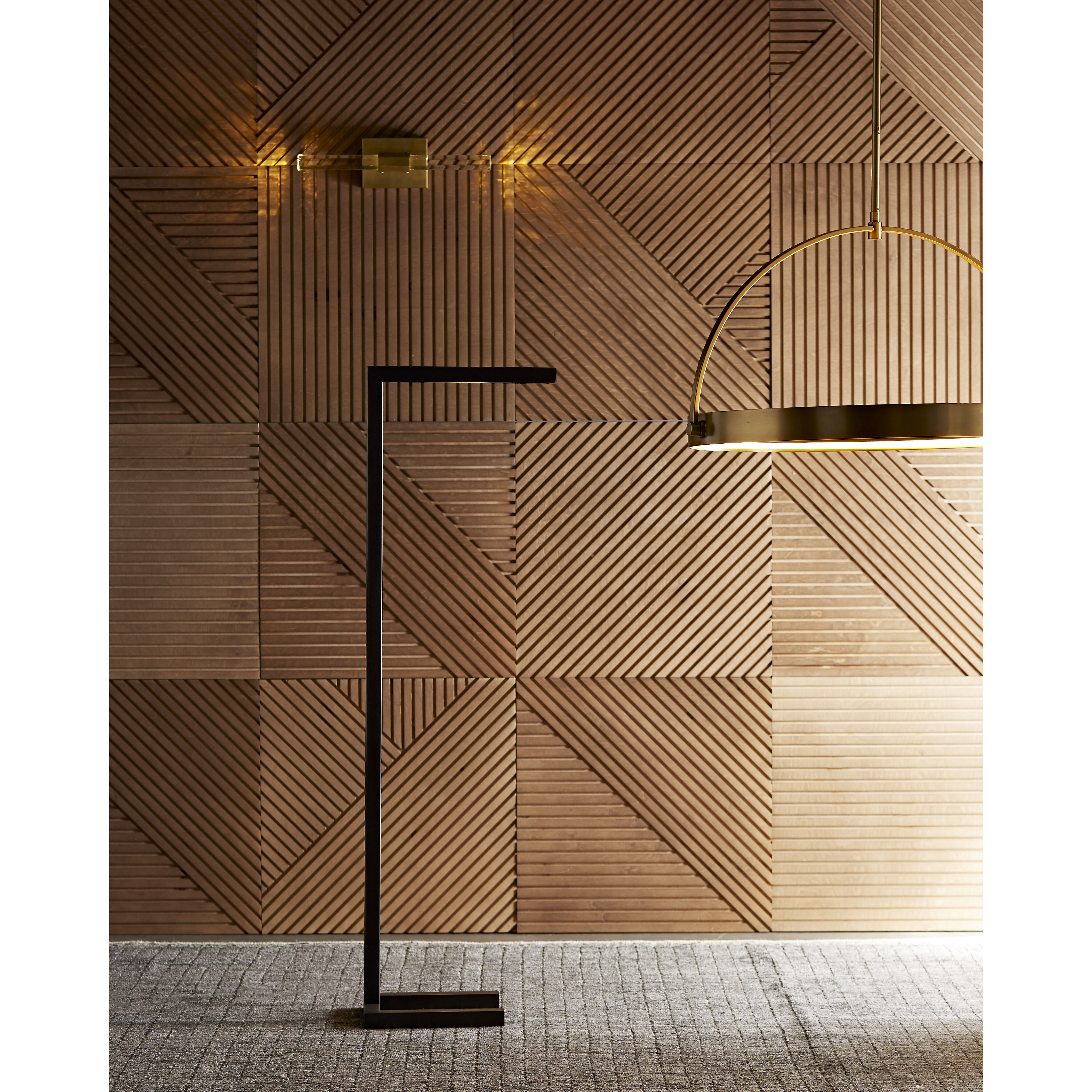 Salford 12 watt Bronze Floor Lamp Portable Light